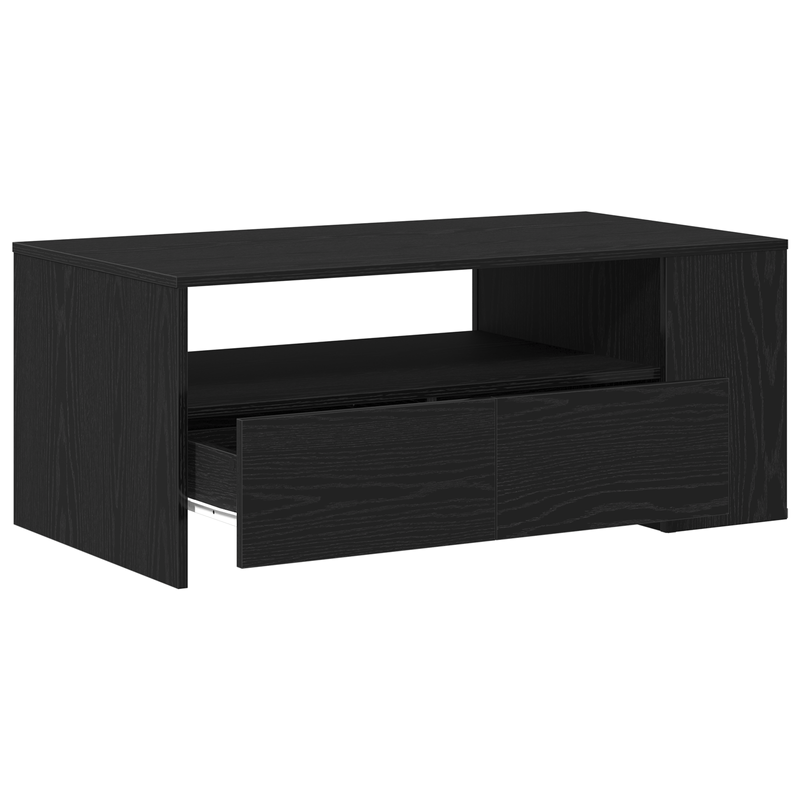 Casa si Gradina - Mobilier - Mese si birouri - Masute de cafea - Masa de cafea din stejar negru  102x55x43.5 cm fabricata din lemn stratificat - Infinity.ro