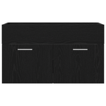 Casa si Gradina - Mobilier - Mobilier baie - Comode baie - Dulap chiuveta de baie, stejar negru, 90x38,5x46 cm, lemn - Infinity.ro