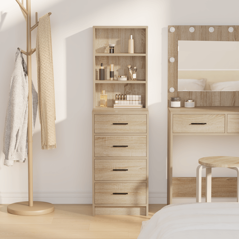 Casa si Gradina - Mobilier - Comode si corpuri - Corpuri bucatarie - Dulap inalt, stejar sonoma, 40x41x135 cm, lemn prelucrat - Infinity.ro