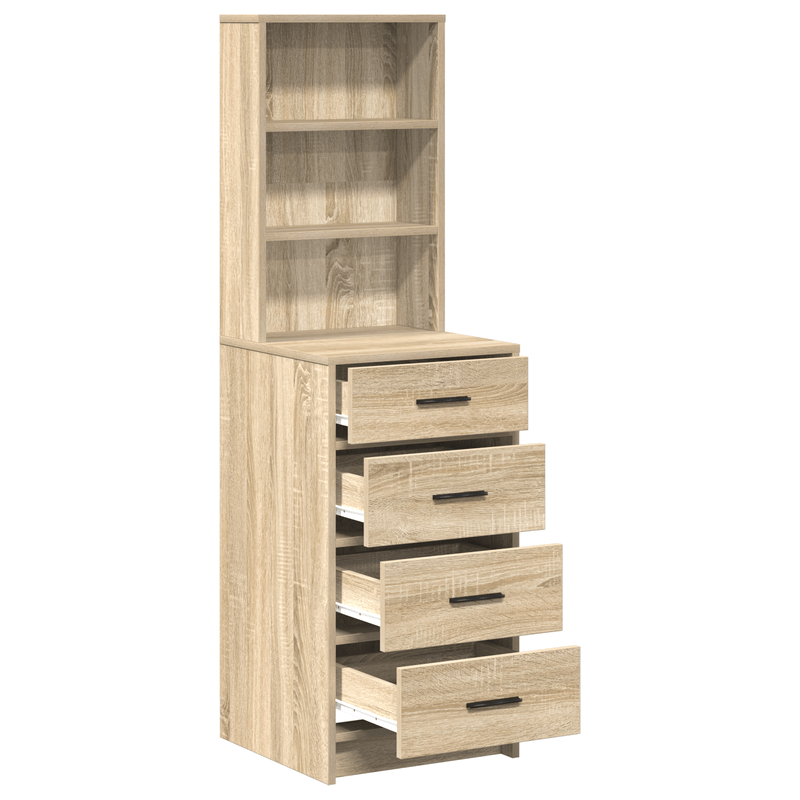 Casa si Gradina - Mobilier - Comode si corpuri - Corpuri bucatarie - Dulap inalt, stejar sonoma, 40x41x135 cm, lemn prelucrat - Infinity.ro