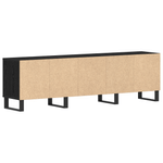 Casa si Gradina - Mobilier - Comode si corpuri - Comode - Cabinet TV Negru Stejar 150x30x44,5 cm Lemn prelucrat - Infinity.ro