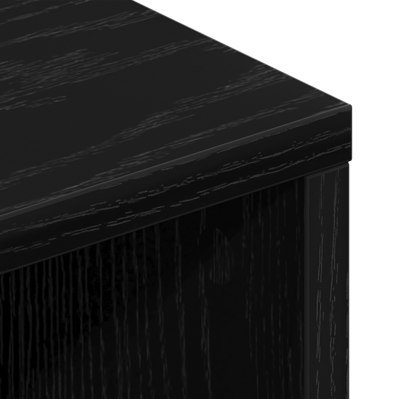 Casa si Gradina - Mobilier - Comode si corpuri - Comode - Cabinet TV Negru Stejar 150x30x44,5 cm Lemn prelucrat - Infinity.ro