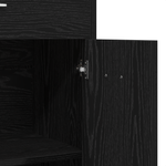 Casa si Gradina - Mobilier - Mobilier baie - Corpuri baie - Cabinet de baie  Negru Stejar 60x33x80 cm Din lemn compus - Infinity.ro