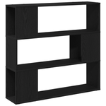 Casa si Gradina - Mobilier - Comode si corpuri - Comode - Raft  Negru Stejar 100x24x94 cm din lemn prelucrat - Infinity.ro
