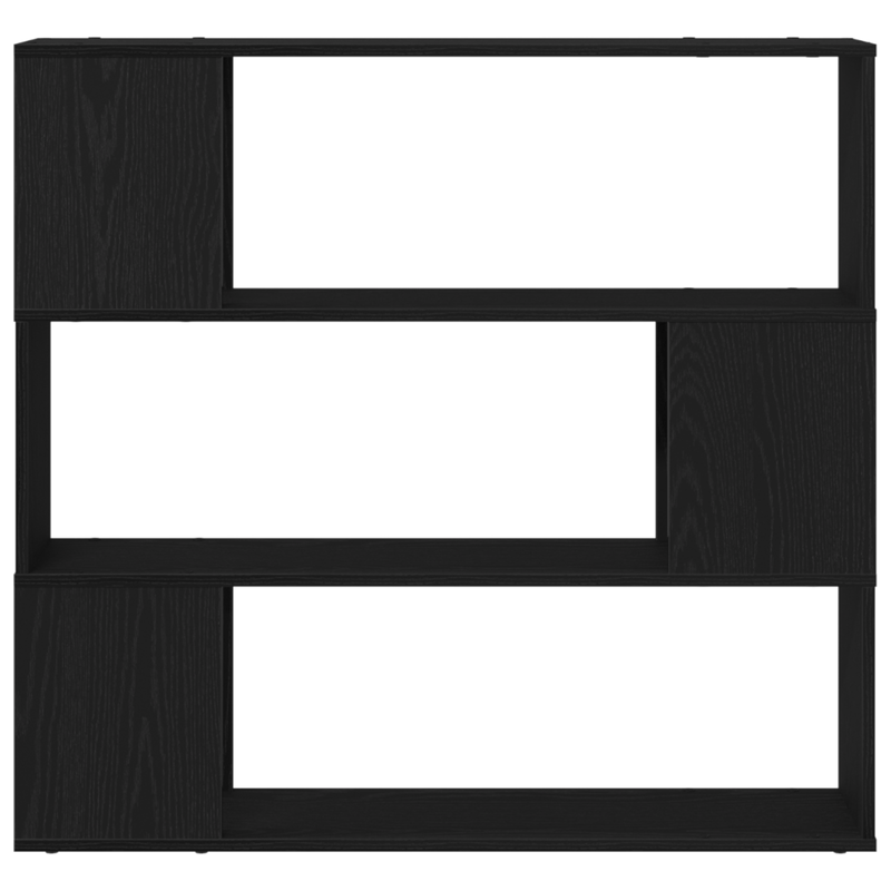 Casa si Gradina - Mobilier - Comode si corpuri - Comode - Raft  Negru Stejar 100x24x94 cm din lemn prelucrat - Infinity.ro