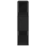 Casa si Gradina - Mobilier - Comode si corpuri - Comode - Raft  Negru Stejar 100x24x94 cm din lemn prelucrat - Infinity.ro