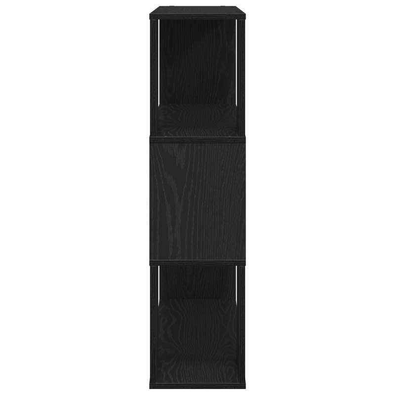 Casa si Gradina - Mobilier - Comode si corpuri - Comode - Raft  Negru Stejar 100x24x94 cm din lemn prelucrat - Infinity.ro