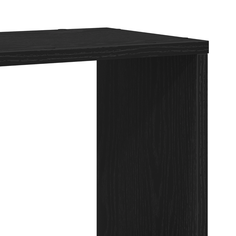 Casa si Gradina - Mobilier - Comode si corpuri - Comode - Raft  Negru Stejar 100x24x94 cm din lemn prelucrat - Infinity.ro