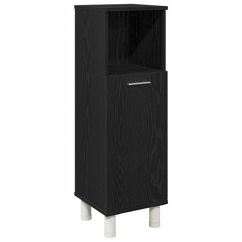 Casa si Gradina - Mobilier - Mobilier baie - Comode baie - Dulap de baie, stejar negru, 30x30x95 cm, lemn prelucrat - Infinity.ro