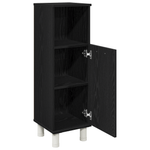 Casa si Gradina - Mobilier - Mobilier baie - Comode baie - Dulap de baie, stejar negru, 30x30x95 cm, lemn prelucrat - Infinity.ro