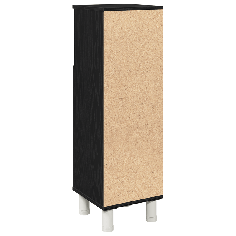 Casa si Gradina - Mobilier - Mobilier baie - Comode baie - Dulap de baie, stejar negru, 30x30x95 cm, lemn prelucrat - Infinity.ro