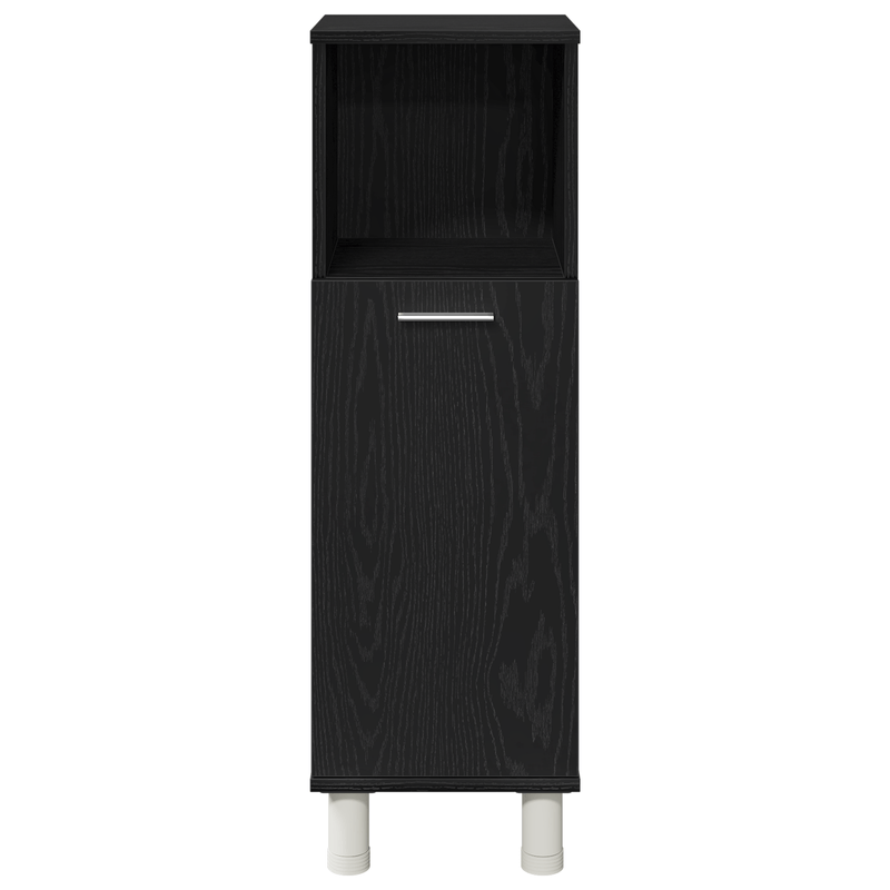 Casa si Gradina - Mobilier - Mobilier baie - Comode baie - Dulap de baie, stejar negru, 30x30x95 cm, lemn prelucrat - Infinity.ro