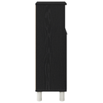 Casa si Gradina - Mobilier - Mobilier baie - Comode baie - Dulap de baie, stejar negru, 30x30x95 cm, lemn prelucrat - Infinity.ro
