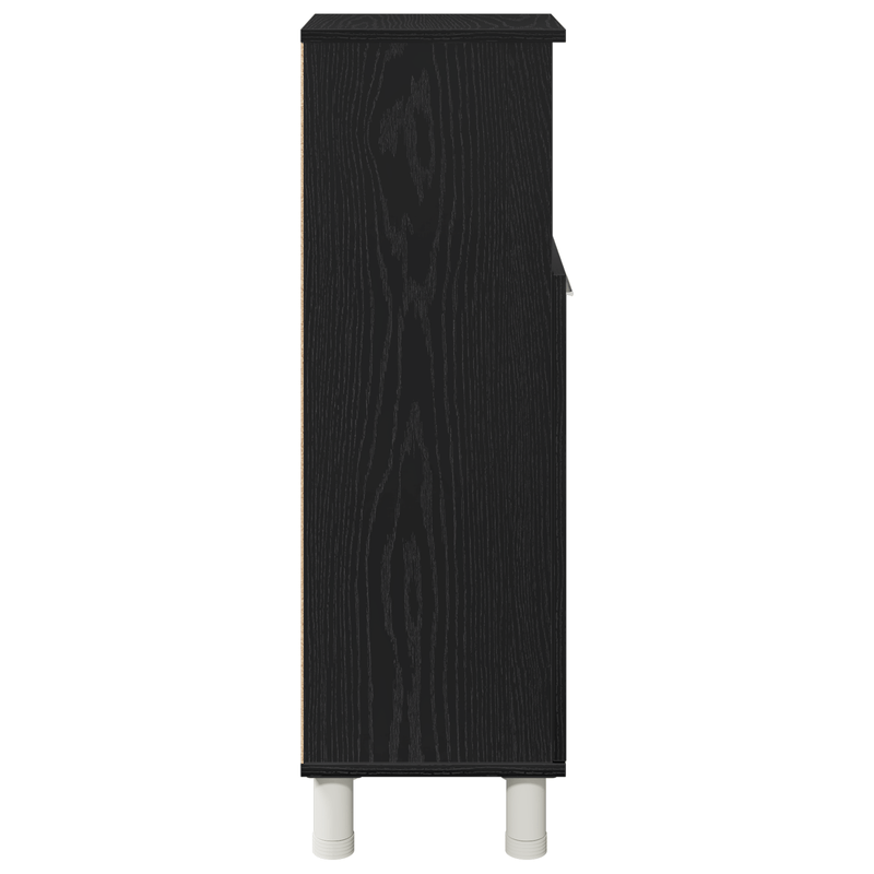 Casa si Gradina - Mobilier - Mobilier baie - Comode baie - Dulap de baie, stejar negru, 30x30x95 cm, lemn prelucrat - Infinity.ro