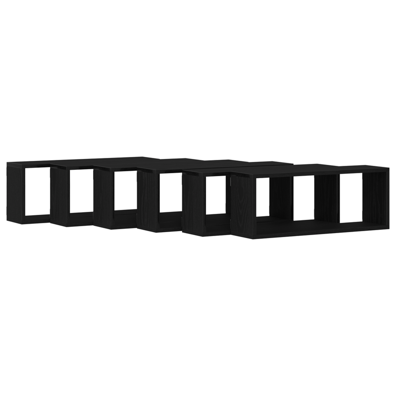 Casa si Gradina - Mobilier - Biblioteci si rafturi - Rafturi - Rafturi de perete, 6 buc., stejar artizanal, 60x15x23 cm, lemn - Infinity.ro