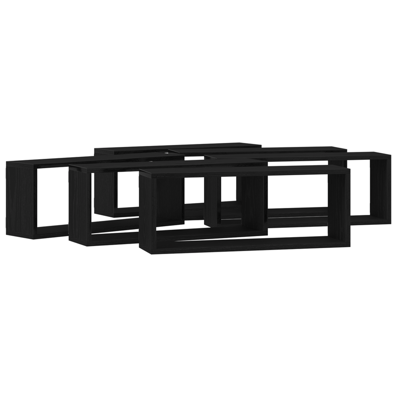 Casa si Gradina - Mobilier - Biblioteci si rafturi - Rafturi - Rafturi de perete, 6 buc., stejar artizanal, 60x15x23 cm, lemn - Infinity.ro