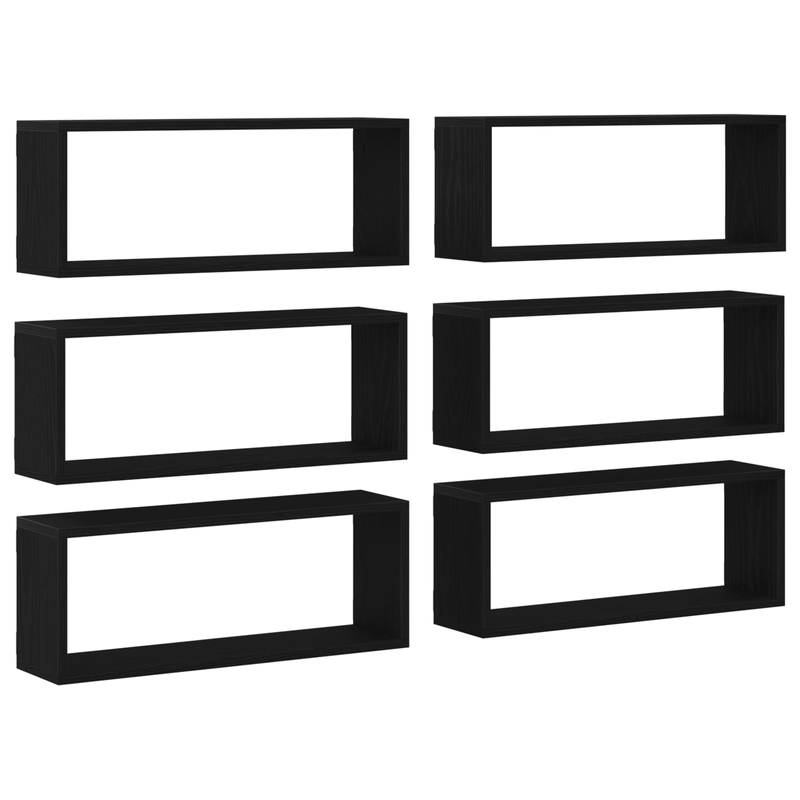 Casa si Gradina - Mobilier - Biblioteci si rafturi - Rafturi - Rafturi de perete, 6 buc., stejar artizanal, 60x15x23 cm, lemn - Infinity.ro