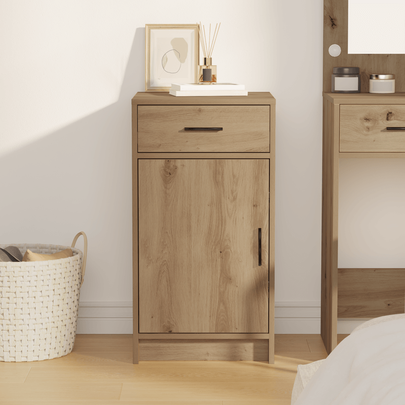 Casa si Gradina - Mobilier - Comode si corpuri - Comode - Dulap, stejar artizanal, 40x41x75 cm, lemn prelucrat - Infinity.ro