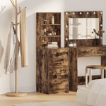 Casa si Gradina - Mobilier - Comode si corpuri - Corpuri bucatarie - Dulap inalt, stejar fumuriu, 40x41x135 cm, lemn prelucrat - Infinity.ro