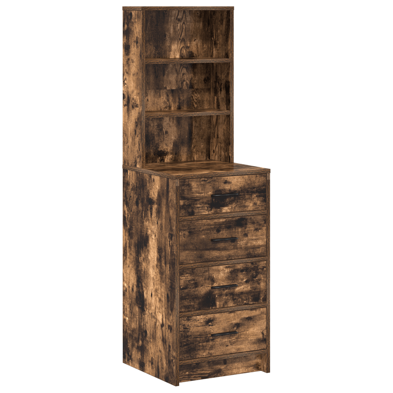 Casa si Gradina - Mobilier - Comode si corpuri - Corpuri bucatarie - Dulap inalt, stejar fumuriu, 40x41x135 cm, lemn prelucrat - Infinity.ro