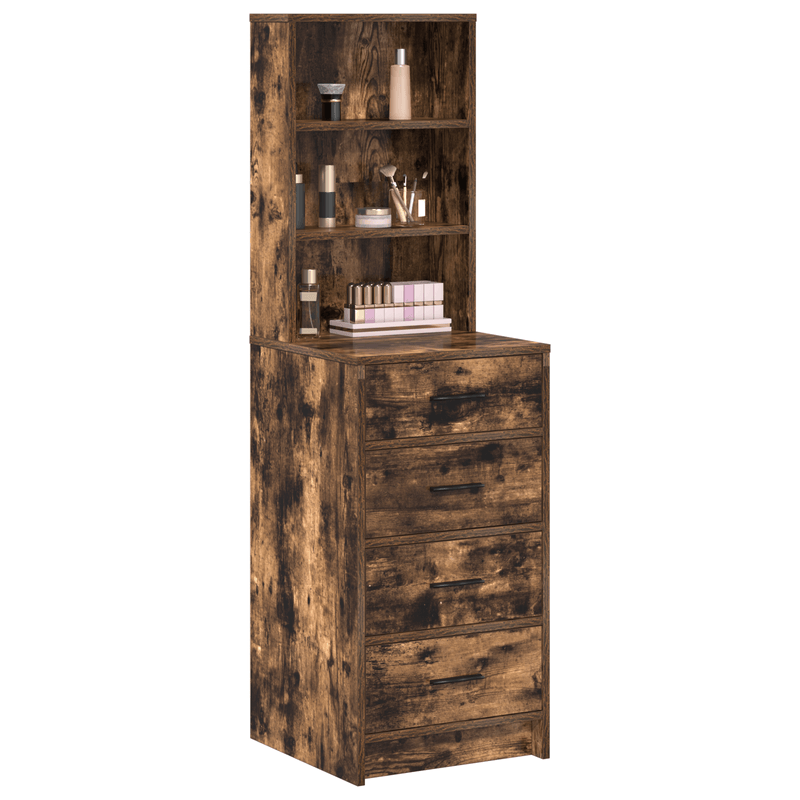 Casa si Gradina - Mobilier - Comode si corpuri - Corpuri bucatarie - Dulap inalt, stejar fumuriu, 40x41x135 cm, lemn prelucrat - Infinity.ro
