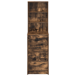 Casa si Gradina - Mobilier - Comode si corpuri - Corpuri bucatarie - Dulap inalt, stejar fumuriu, 40x41x135 cm, lemn prelucrat - Infinity.ro