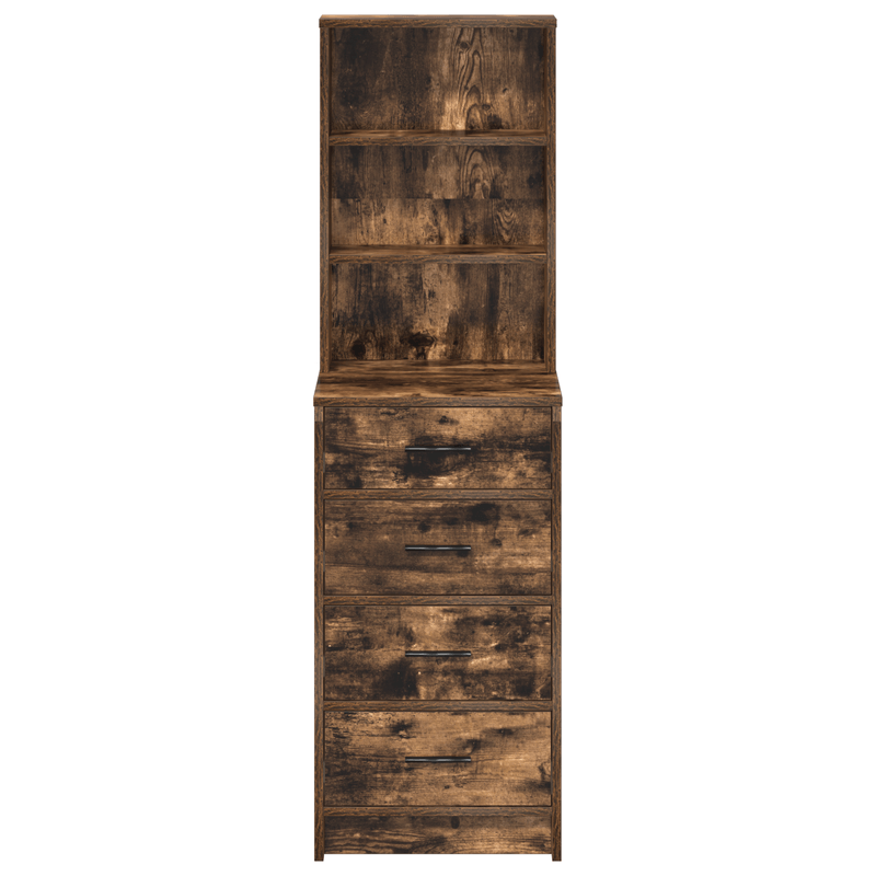 Casa si Gradina - Mobilier - Comode si corpuri - Corpuri bucatarie - Dulap inalt, stejar fumuriu, 40x41x135 cm, lemn prelucrat - Infinity.ro