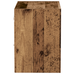 Casa si Gradina - Mobilier - Biblioteci si rafturi - Rafturi - Raft suspendat, lemn vechi, 40x28,5x40 cm, lemn prelucrat - Infinity.ro