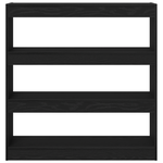 Casa si Gradina - Mobilier - Biblioteci si rafturi - Biblioteci - Biblioteca/paravan de camera, stejar negru, 100x30x103 cm, lemn - Infinity.ro