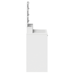 Casa si Gradina - Mobilier - Comode si corpuri - Masute de toaleta - Masa de toaleta cu lumini LED, alb, 50x41x135 cm - Infinity.ro