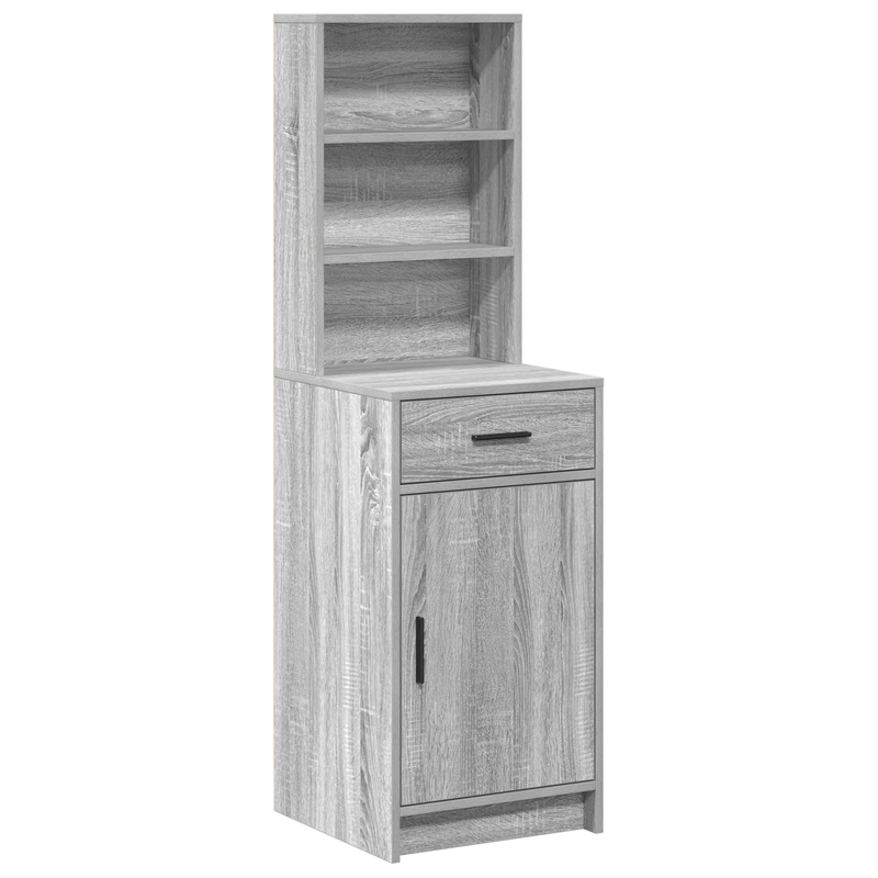 Casa si Gradina - Mobilier - Comode si corpuri - Corpuri bucatarie - Dulap inalt, gri sonoma, 40x41x135 cm, lemn prelucrat - Infinity.ro