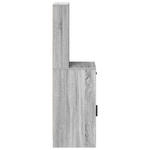 Casa si Gradina - Mobilier - Comode si corpuri - Corpuri bucatarie - Dulap inalt, gri sonoma, 40x41x135 cm, lemn prelucrat - Infinity.ro