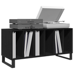 Casa si Gradina - Mobilier - Dulapuri si sifoniere - Dulapuri - Dulap pentru vinuri Negru Stejar 100x38x48 cm Lemn prelucrat - Infinity.ro
