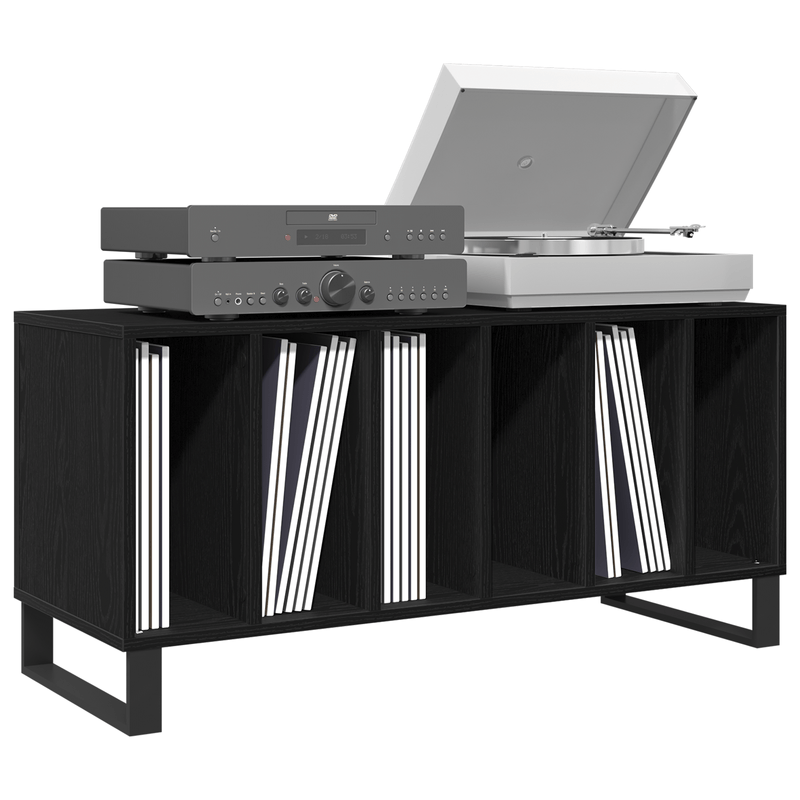 Casa si Gradina - Mobilier - Dulapuri si sifoniere - Dulapuri - Dulap pentru vinuri Negru Stejar 100x38x48 cm Lemn prelucrat - Infinity.ro