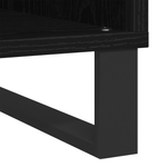 Casa si Gradina - Mobilier - Dulapuri si sifoniere - Dulapuri - Dulap pentru vinuri Negru Stejar 100x38x48 cm Lemn prelucrat - Infinity.ro