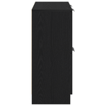 Casa si Gradina - Mobilier - Comode si corpuri - Comode - Bufet Negru din Stejar - 60 x 30 x 70 cm - Fabricat din Lemn Prelucrat - Infinity.ro