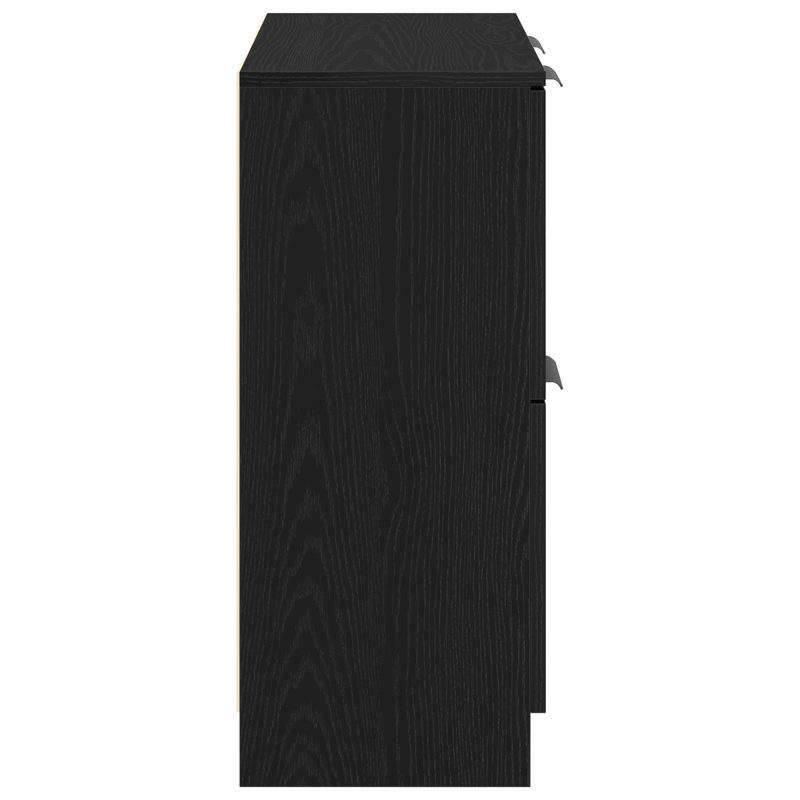 Casa si Gradina - Mobilier - Comode si corpuri - Comode - Bufet Negru din Stejar - 60 x 30 x 70 cm - Fabricat din Lemn Prelucrat - Infinity.ro