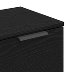 Casa si Gradina - Mobilier - Comode si corpuri - Comode - Bufet Negru din Stejar - 60 x 30 x 70 cm - Fabricat din Lemn Prelucrat - Infinity.ro