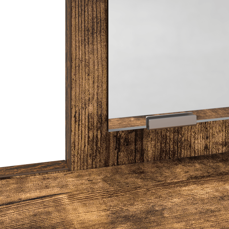 Casa si Gradina - Mobilier - Comode si corpuri - Masute de toaleta - Masa de toaleta cu sertare, stejar fumuriu, 79x41x140 cm - Infinity.ro