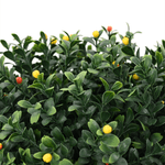Casa si Gradina - Decoratiuni - Obiecte decorative - Plante artificiale - Copac artificial cu fructe, cu ghiveci, 35x50 cm, verde - Infinity.ro
