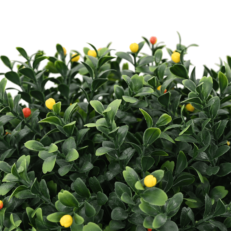 Casa si Gradina - Decoratiuni - Obiecte decorative - Plante artificiale - Copac artificial cu fructe, cu ghiveci, 35x50 cm, verde - Infinity.ro