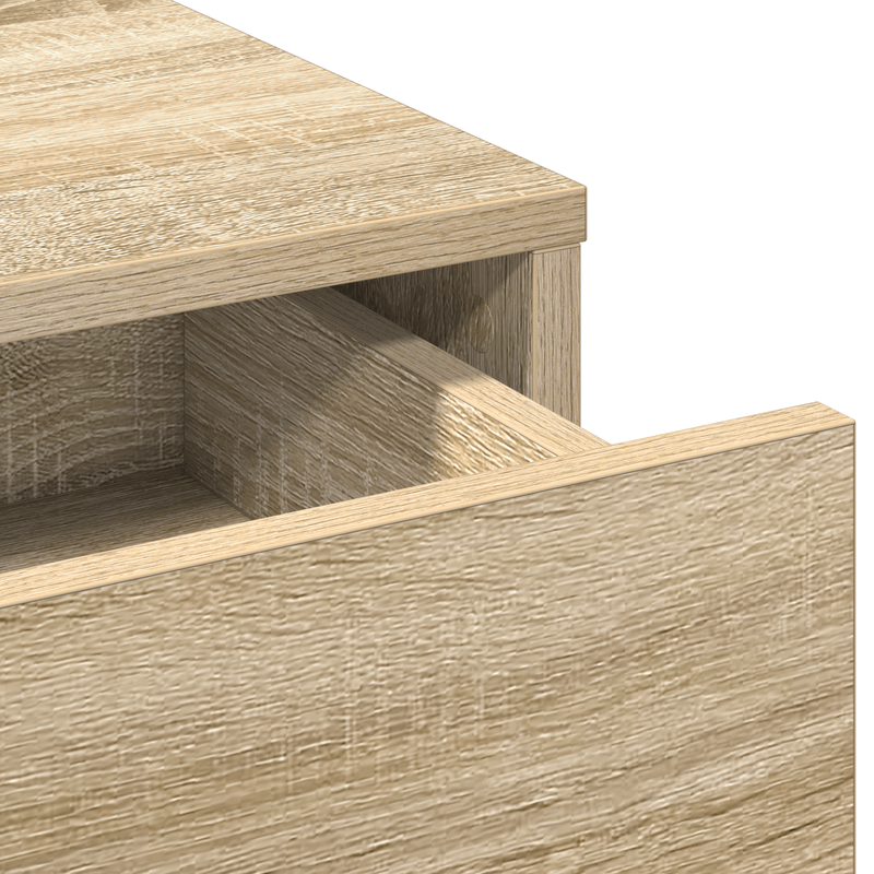 Casa si Gradina - Mobilier - Comode si corpuri - Masute de toaleta - Masa de cosmetica cu lumini LED, stejar sonoma, 50x41x135 cm - Infinity.ro