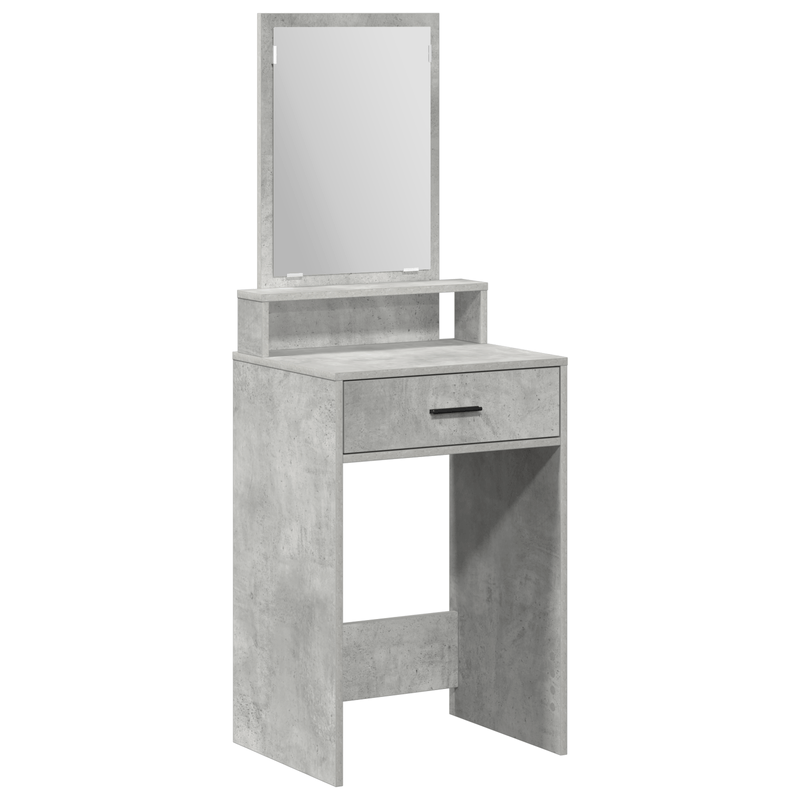 Casa si Gradina - Mobilier - Comode si corpuri - Masute de toaleta - Masa de toaleta cu sertare, gri beton, 50x41x135 cm - Infinity.ro