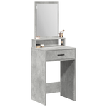 Casa si Gradina - Mobilier - Comode si corpuri - Masute de toaleta - Masa de toaleta cu sertare, gri beton, 50x41x135 cm - Infinity.ro