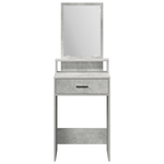 Casa si Gradina - Mobilier - Comode si corpuri - Masute de toaleta - Masa de toaleta cu sertare, gri beton, 50x41x135 cm - Infinity.ro