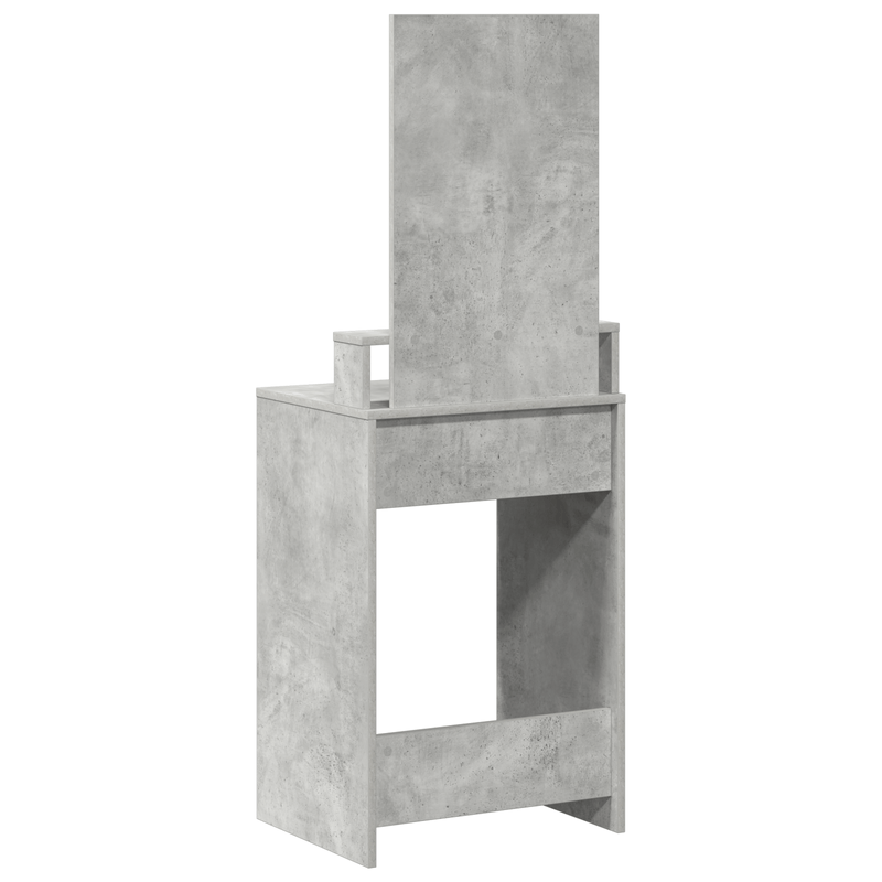 Casa si Gradina - Mobilier - Comode si corpuri - Masute de toaleta - Masa de toaleta cu sertare, gri beton, 50x41x135 cm - Infinity.ro