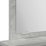 Casa si Gradina - Mobilier - Comode si corpuri - Masute de toaleta - Masa de toaleta cu sertare, gri beton, 50x41x135 cm - Infinity.ro