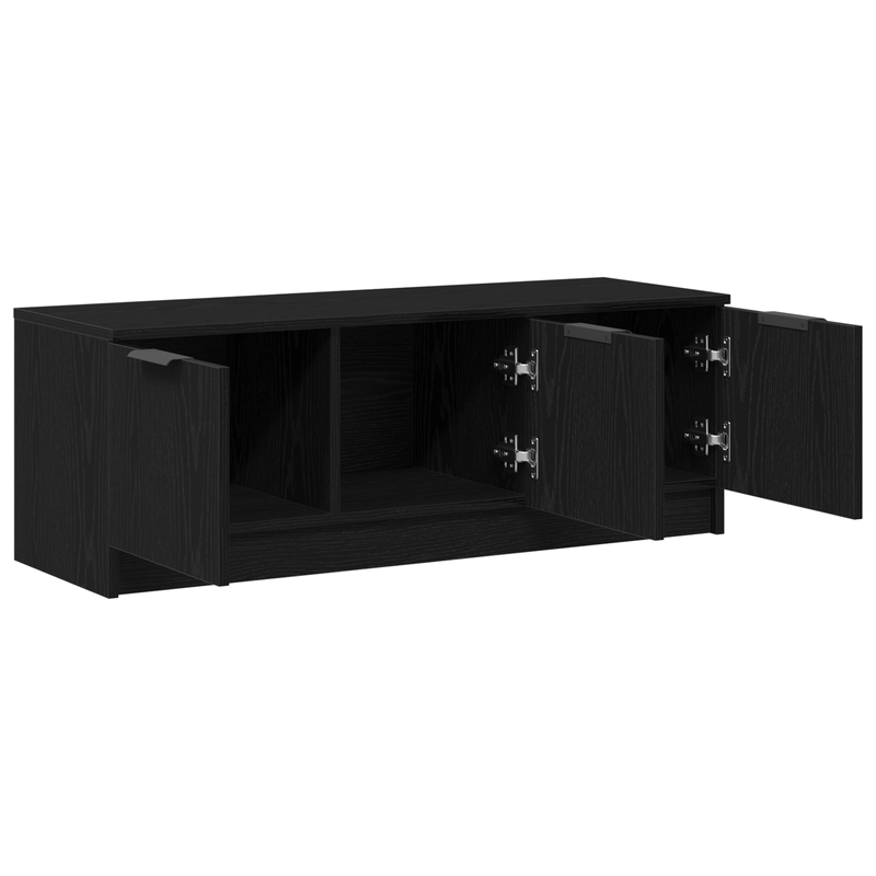 Casa si Gradina - Mobilier - Comode si corpuri - Comode - Dulap TV, stejar negru, 102x35x36,5 cm, lemn prelucrat - Infinity.ro