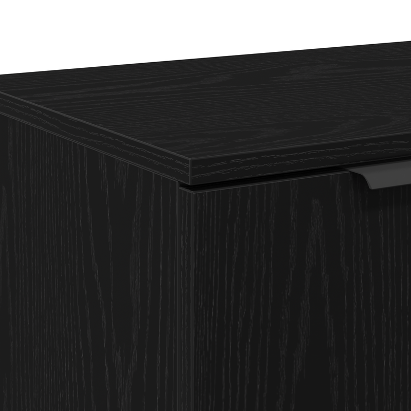 Casa si Gradina - Mobilier - Comode si corpuri - Comode - Dulap TV, stejar negru, 102x35x36,5 cm, lemn prelucrat - Infinity.ro