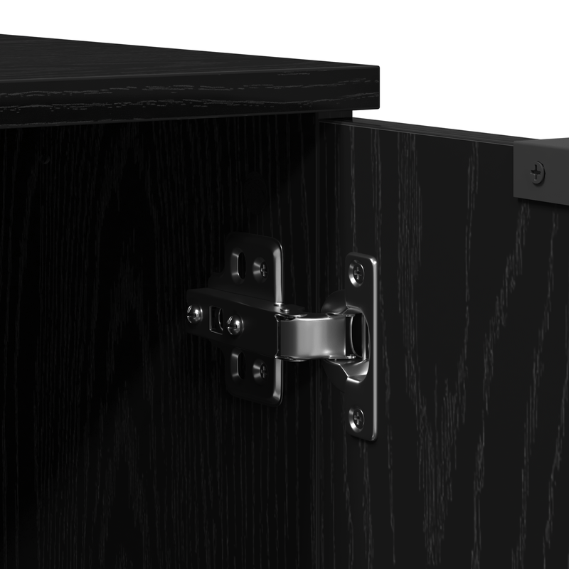 Casa si Gradina - Mobilier - Comode si corpuri - Comode - Dulap TV, stejar negru, 102x35x36,5 cm, lemn prelucrat - Infinity.ro